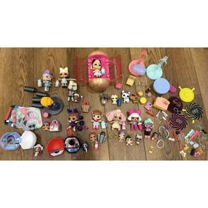 Large LOL Surprise Dolls Lot And Pets Accessories Shoes Clothes Bags Baby Doll